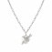 Sweetrock Silver & CZ Heart with Arrow Necklet