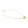 Nomination Lovelight Yellow Gold & White CZ Heart Necklace