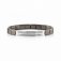 Nomination Trendsetter Grey Stainless Steel Double Rope Classic Charm Bracelet