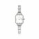 Paris Classic Steel & Mother of Pearl Rectangular Dial Watch