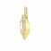 Nomination Aurea Yellow Gold Plated & CZ Circle Pendant Necklace