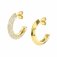 Nomination Aurea Yellow Gold Plated & CZ Hoop Earrings