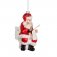 Santa On The Loo Shaped Bauble Christmas Decoration