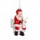 Santa On The Loo Shaped Bauble Christmas Decoration