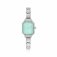 Nomination Paris Classic Steel & Aqua Green Rectangular Dial Watch