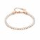 Nomination Silver Rose Gold Plated White Crystal Tennis Bracelet