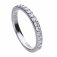 DiamonFire Silver Half Eternity Zirconia Ring