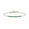 Nomination Lovelight Silver & Green CZ Bracelet