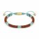 Nomination InstinctStyle Steel Brick Colour Jasper Bracelet