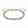 Nomination InstinctStyle Gold Finish Steel Turquoise Bracelet