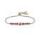 Nomination Milleluci Stainless Steel Purple Crystal Circles Bracelet