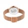 Ladies Bering Stainless Steel Rose Gold Plate Bracelet Watch.