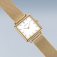 Ladies Bering Stainless Steel Gold Plate Bracelet Watch.