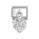 Nomination Drop Silver CZ Angel with Heart Charm.