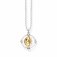 Thomas Sabo Silver Gold Plate Necklace with Star & Moon