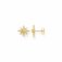 Thomas Sabo Silver Gold Plated Ear Star Studs