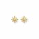Thomas Sabo Silver Gold Plated Ear Star Studs