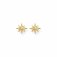 Thomas Sabo Silver Gold Plated Ear Star Studs