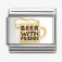 Nomination 18ct Gold Beer With Friends Charm