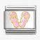 Nomination 18ct Gold Pink Flip Flops Charm