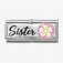 Nomination Double Silver CZ Pink & White Flower Sister Charm