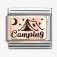 Nomination Rose Gold Camping Tent Charm