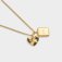 Katie Loxton 'Mum' Waterproof Gold Charm Necklace