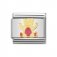 Nomination 18ct Gold & Enamel Pink Bear Charm
