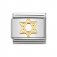 Nomination 18ct Gold Star of David Charm.