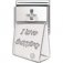 Nomination Stainless Steel, CZ & Silver Drop Shopping Bag Charm.