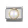 Nomination Gold Round shaped White Pearl Charm