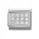 Nomination Silver Shine CZ White Rectangular Pave Classic Charm