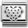 Nomination Stainless Steel & Silver Shine Lace Heart Charm