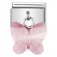 Nomination Crystal Faceted Pink Butterfly Charm.