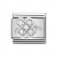 Nomination Silver Shine CZ Four Leaf Clover Classic Charm