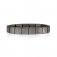 Nomination Gun Metal Ikons Gents Bracelet.