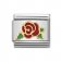 Nomination Enamel & 18ct Red Rose Versailles Madame Monsieur Charm.
