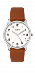 Limit Gents Silver Dial Tan Strap Watch