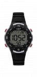 Limit Water Resistant Digital Black Strap Watch