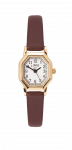 Ladies Limit White Dial Tan Strap Watch