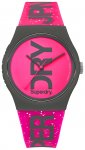 Superdry Pink Dial & Pink Glitter Strap Watch
