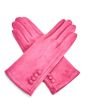 Fuchsia Moleskin Gloves